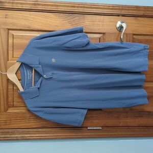 Banana Republic Men's Blue Pique Polo Shirt Sz XXL